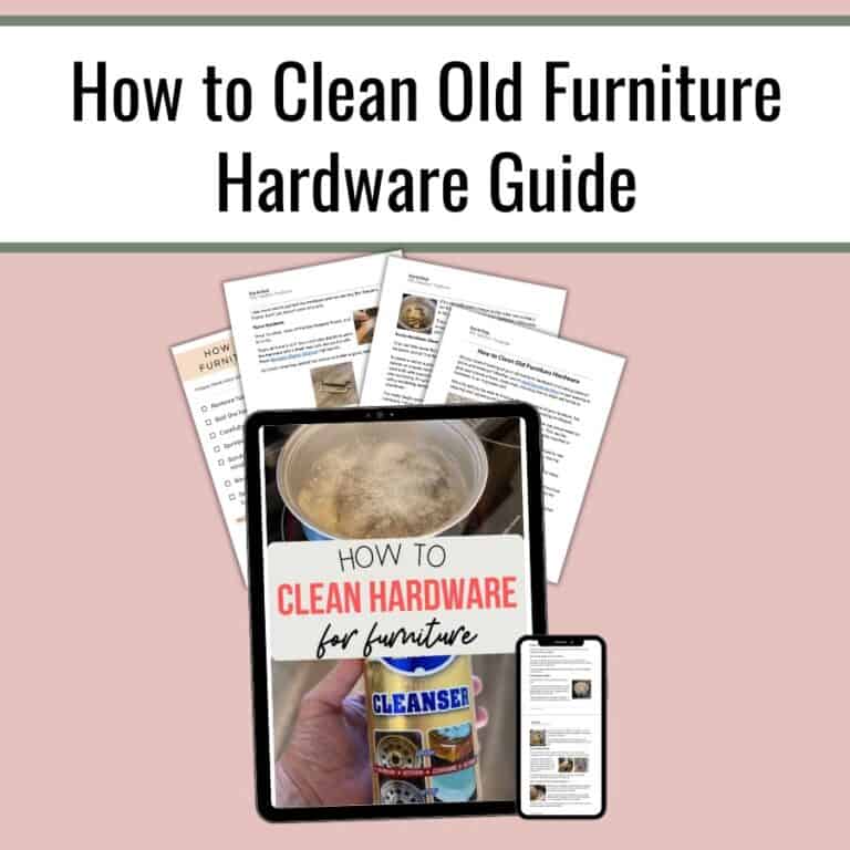 How to Clean Old Furniture Hardware Guide